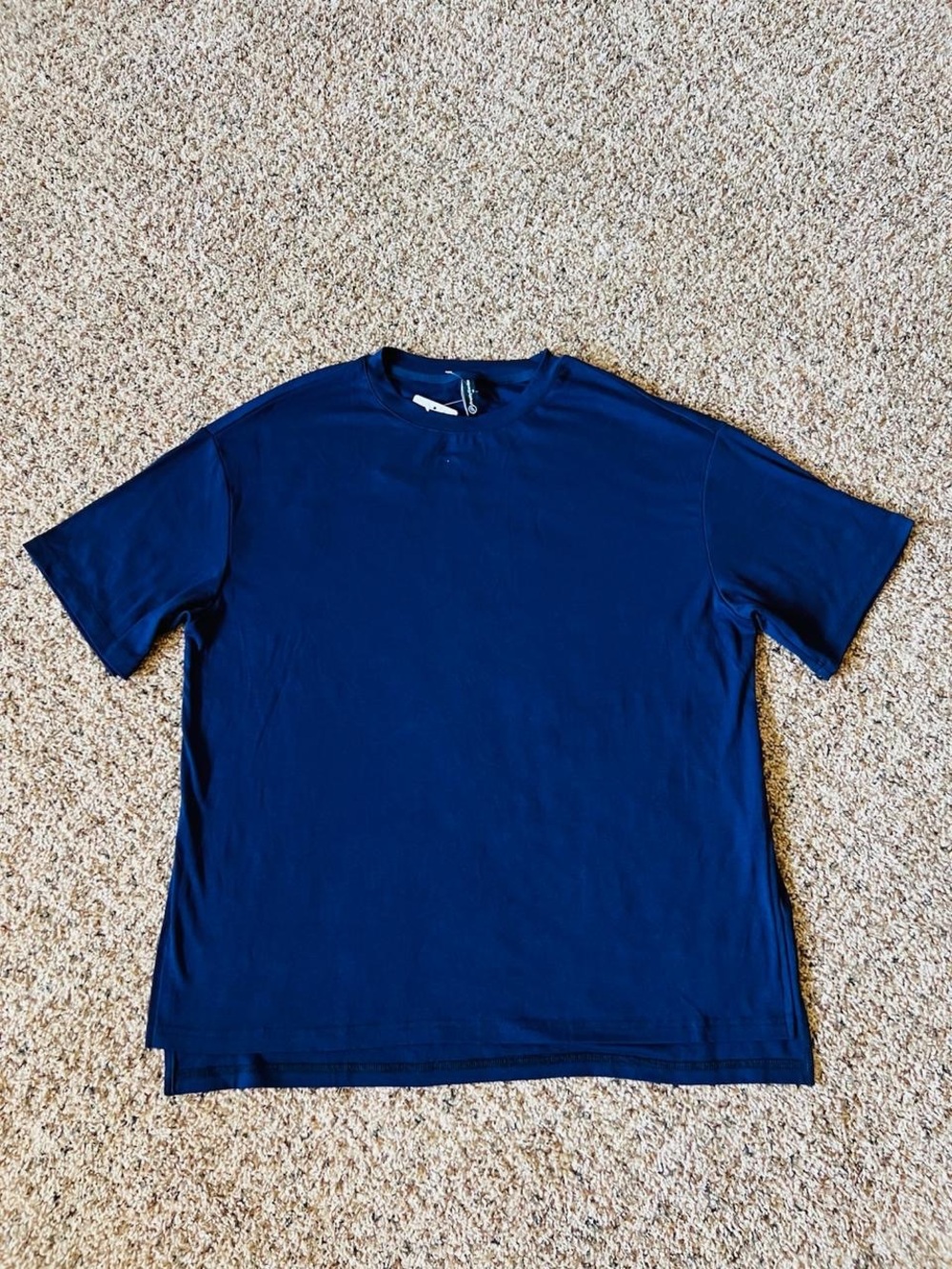 Classic Navy Short-Sleeve Crewneck Tee